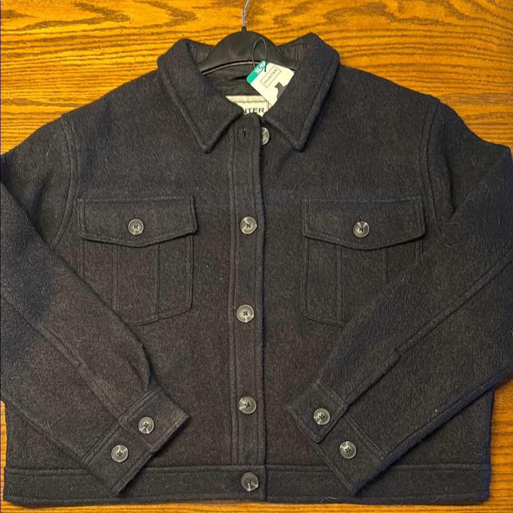 Hunter Black Jean Style Jacket with Classic Trucker Style